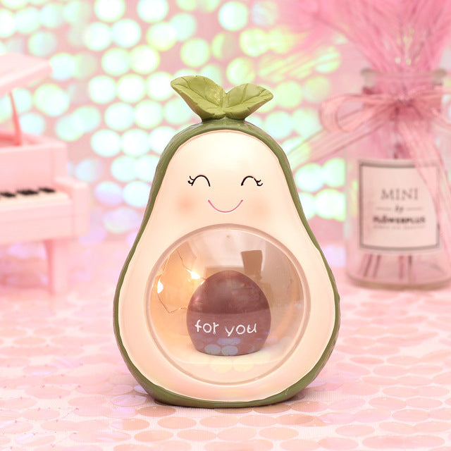 Cartoon Avocado Night Light Bedside Lamp LED Baby Children's Room Decoration Led Night Lamp Dark Night Baby Sleeping - Premium  from eprolo - Just $20.38! Shop now at Help Your Friend