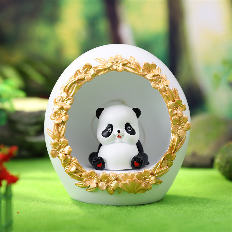 Creative Gifts New Fat Panda Star Light Night Light Resin Crafts Student Gift Ornament - Premium from eprolo - Just $17.82! Shop now at Help Your Friend