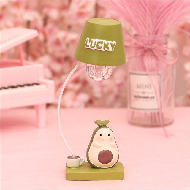 Cartoon Avocado Night Light Bedside Lamp LED Baby Children's Room Decoration Led Night Lamp Dark Night Baby Sleeping - Premium  from eprolo - Just $20.38! Shop now at Help Your Friend