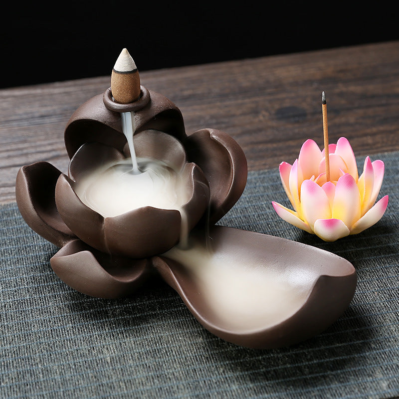 Static Dust Purple Sand Backflow Incense Burner Home Indoor Aromatherapy Burner Incense Road Creative Ornaments - Premium from eprolo - Just $25.90! Shop now at Help Your Friend