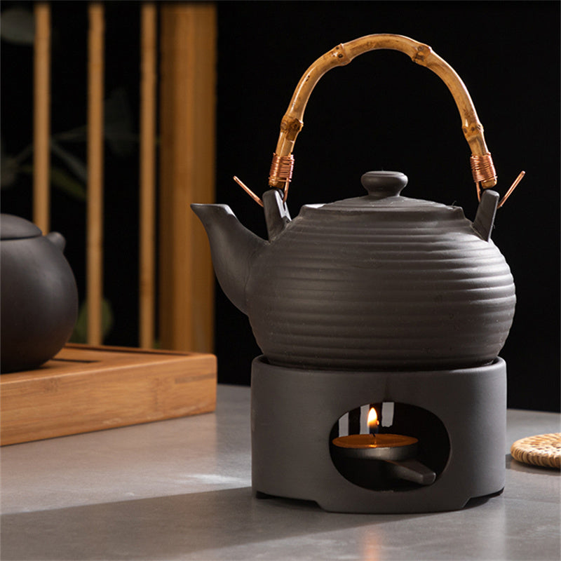 Ceramic Japanese Style Tea Warmer Candle Base Tea Warmer - Premium  from eprolo - Just $24.04! Shop now at Help Your Friend