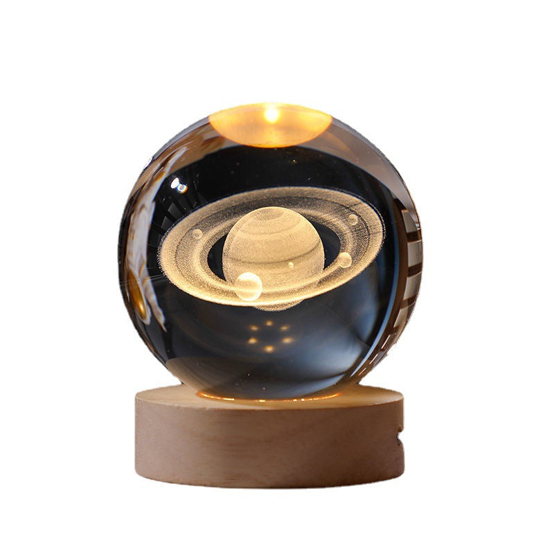 Universe Series Luminous Crystal Ball Night Light Desktop Bedroom Decoration Couple Girlfriends Student Gift Birthday Gift - Premium from eprolo - Just $22.90! Shop now at Help Your Friend
