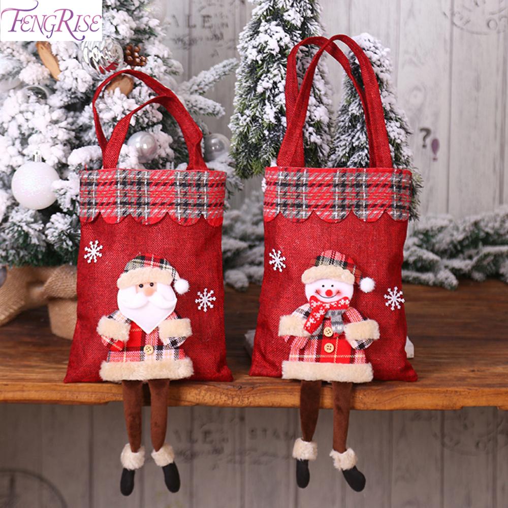 Christmas Gift Bags Christmas Candy Bags Noel Xmas Ornament Decorations Christmas Decorations For Home New Year - Premium from eprolo - Just $8.58! Shop now at Help Your Friend