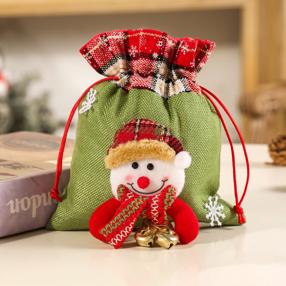 Christmas Gift Bags Apple Bags Christmas Gift Bags Pull Flannel Candy Decorative Supplies - Premium from eprolo - Just $8.06! Shop now at Help Your Friend
