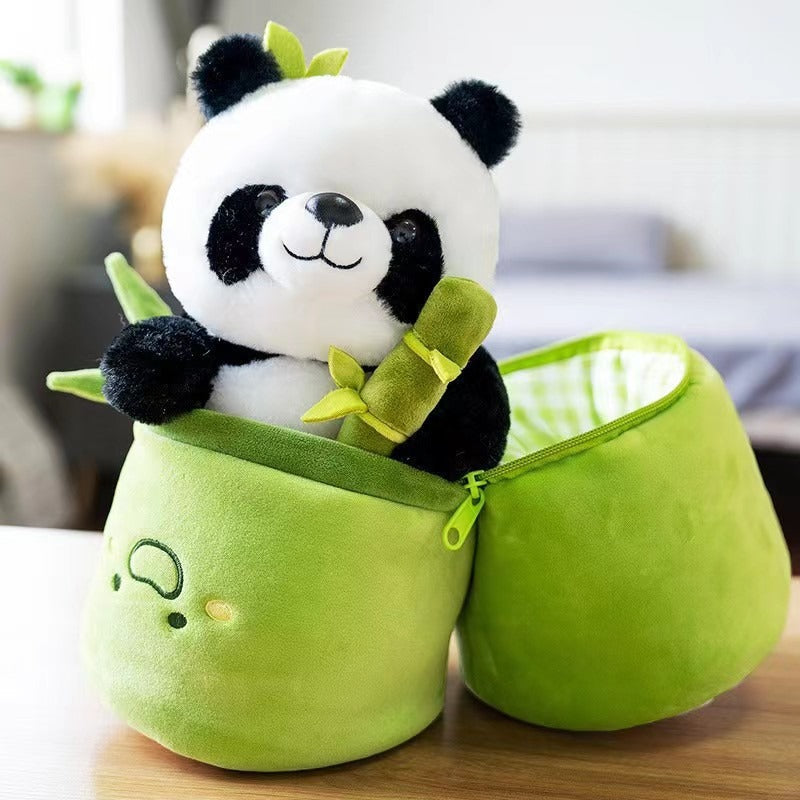 Cute stuffed pillow hug bamboo panda doll - birthday gift - Premium from eprolo - Just $13.08! Shop now at Help Your Friend