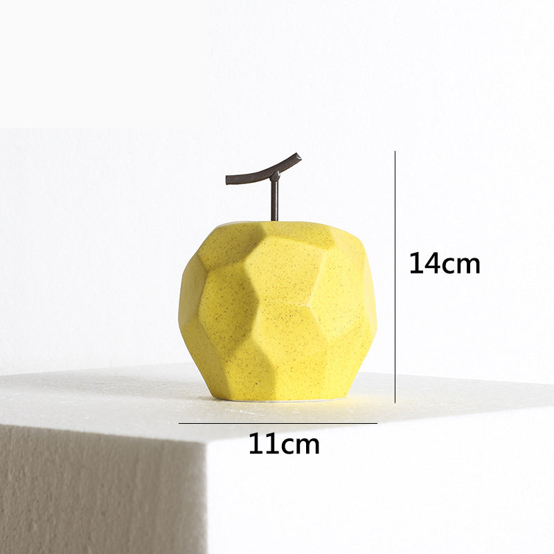 Ceramic Apple Ornaments Modern Minimalist Fruit Ornaments - Premium  from eprolo - Just $22.10! Shop now at Help Your Friend