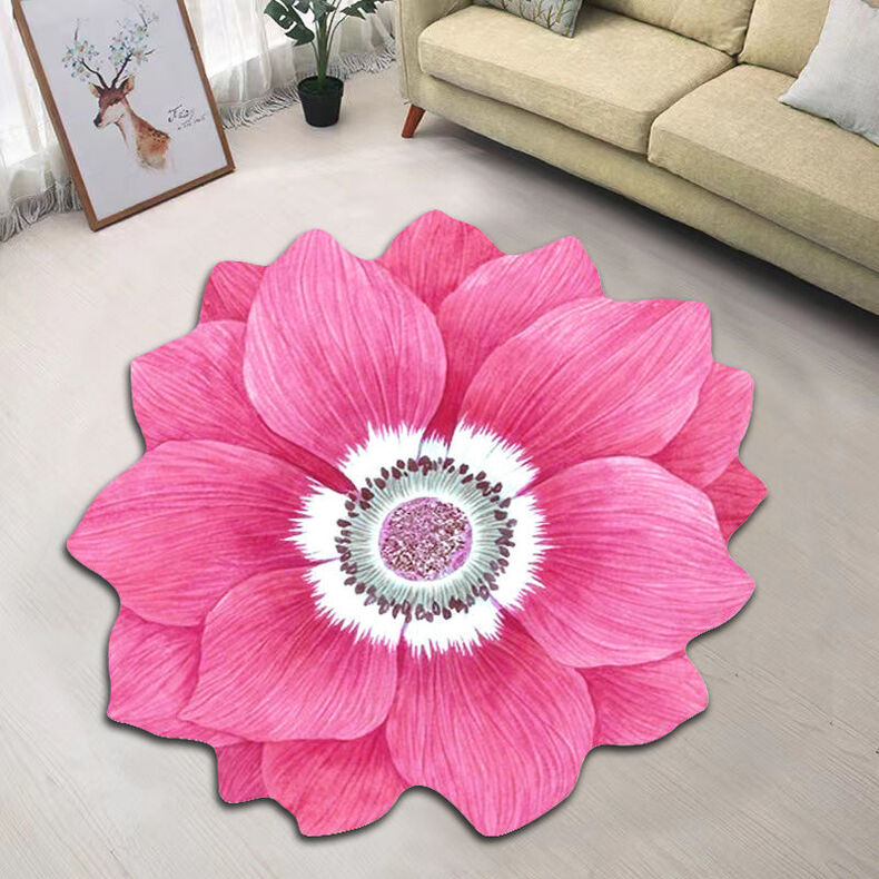 Bed Front Creative Nordic Flower Mat for Living Room, Tea Table, Carpet, Foot - Premium  from eprolo - Just $12.36! Shop now at Help Your Friend