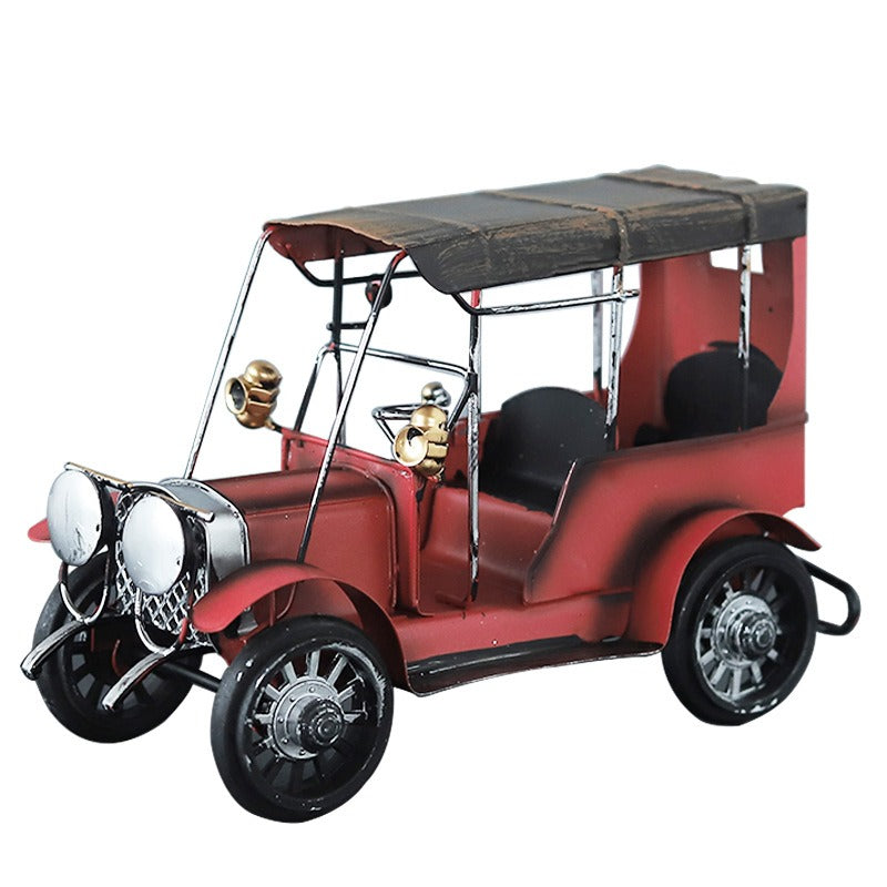 Retro Iron Classic Car Ornaments Creative Home Desktop Car Model Decorative Metal Ornaments Crafts - Premium from eprolo - Just $20.20! Shop now at Help Your Friend