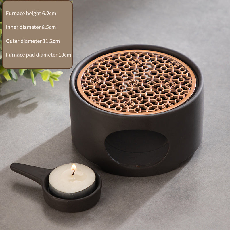 Ceramic Japanese Style Tea Warmer Candle Base Tea Warmer - Premium  from eprolo - Just $24.04! Shop now at Help Your Friend