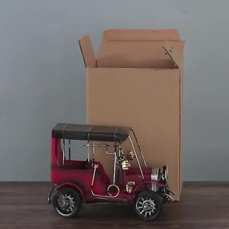 Retro Iron Classic Car Ornaments Creative Home Desktop Car Model Decorative Metal Ornaments Crafts - Premium from eprolo - Just $20.20! Shop now at Help Your Friend