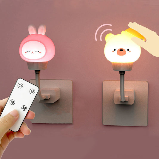 USB Bear, Rabbit, Kitten, Duckling, Children's Room, Dormitory, Breastfeeding And Feeding, Remote Control Night Light - Premium  from eprolo - Just $10.36! Shop now at Help Your Friend