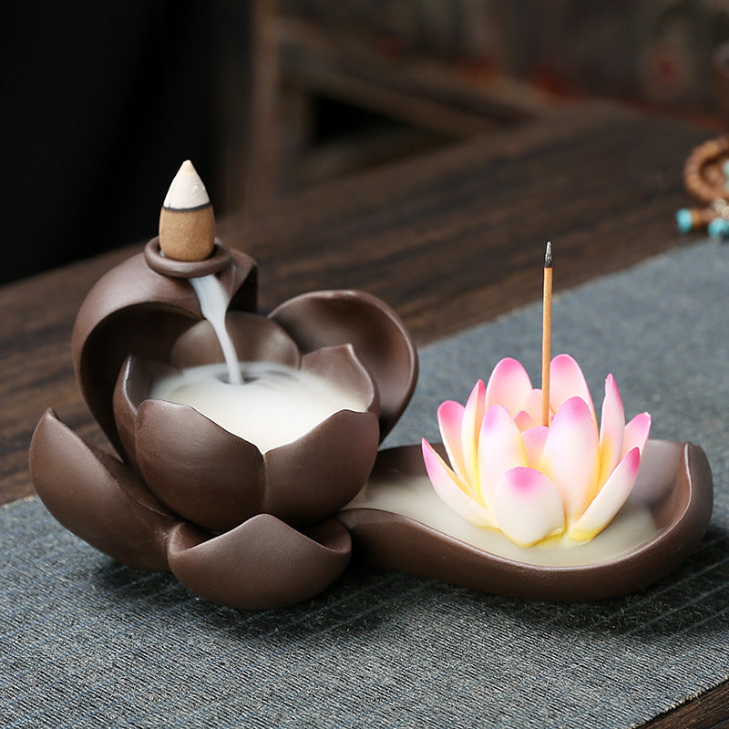 Static Dust Purple Sand Backflow Incense Burner Home Indoor Aromatherapy Burner Incense Road Creative Ornaments - Premium from eprolo - Just $25.90! Shop now at Help Your Friend