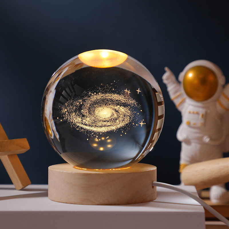 Universe Series Luminous Crystal Ball Night Light Desktop Bedroom Decoration Couple Girlfriends Student Gift Birthday Gift - Premium from eprolo - Just $22.90! Shop now at Help Your Friend