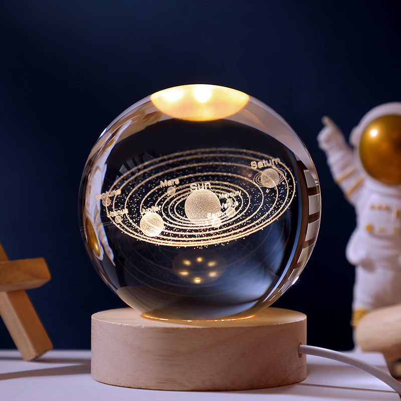 Universe Series Luminous Crystal Ball Night Light Desktop Bedroom Decoration Couple Girlfriends Student Gift Birthday Gift - Premium from eprolo - Just $22.90! Shop now at Help Your Friend