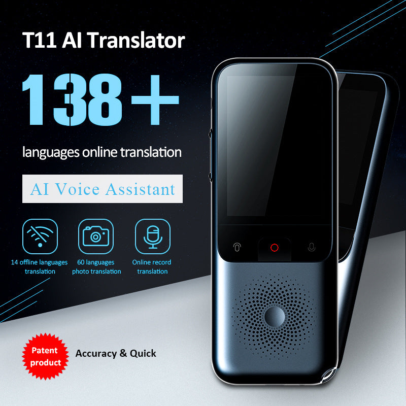 T11 Intelligent Voice Translator 14 Countries 138 Languages WIFI Camera Recording Intelligent Voice Translator - Premium from eprolo - Just $103.76! Shop now at Help Your Friend