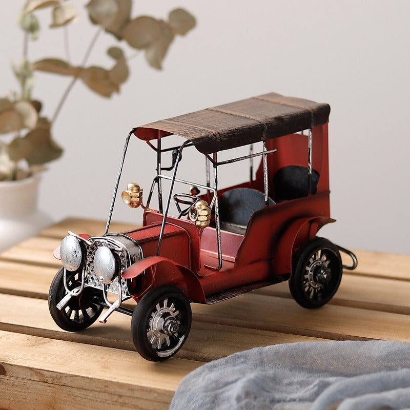 Retro Iron Classic Car Ornaments Creative Home Desktop Car Model Decorative Metal Ornaments Crafts - Premium from eprolo - Just $20.20! Shop now at Help Your Friend