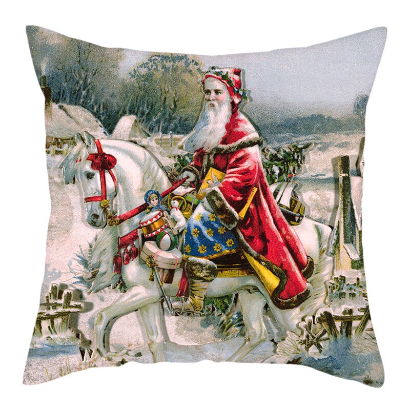 Christmas Style Animals Cushion Cover