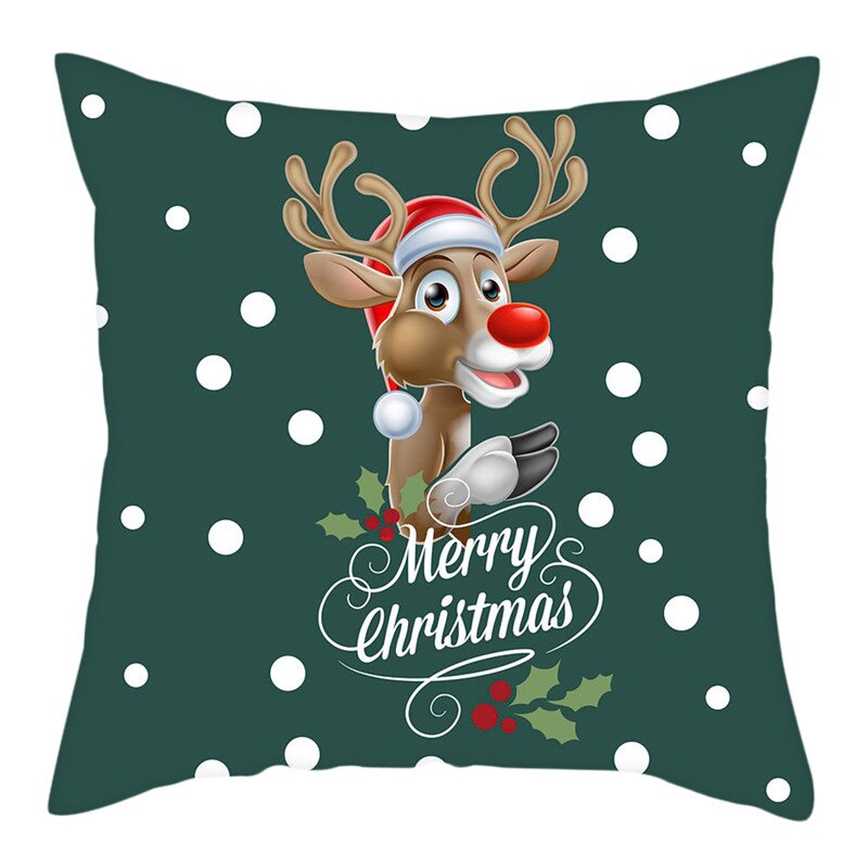 Christmas Style Animals Cushion Cover