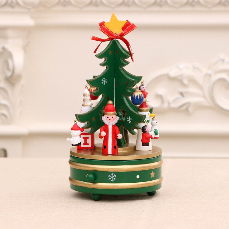 Snowman Decoration Music Box (2 Color) with Christmas Tree and Santa Claus - Premium  from eprolo - Just $27.02! Shop now at Help Your Friend