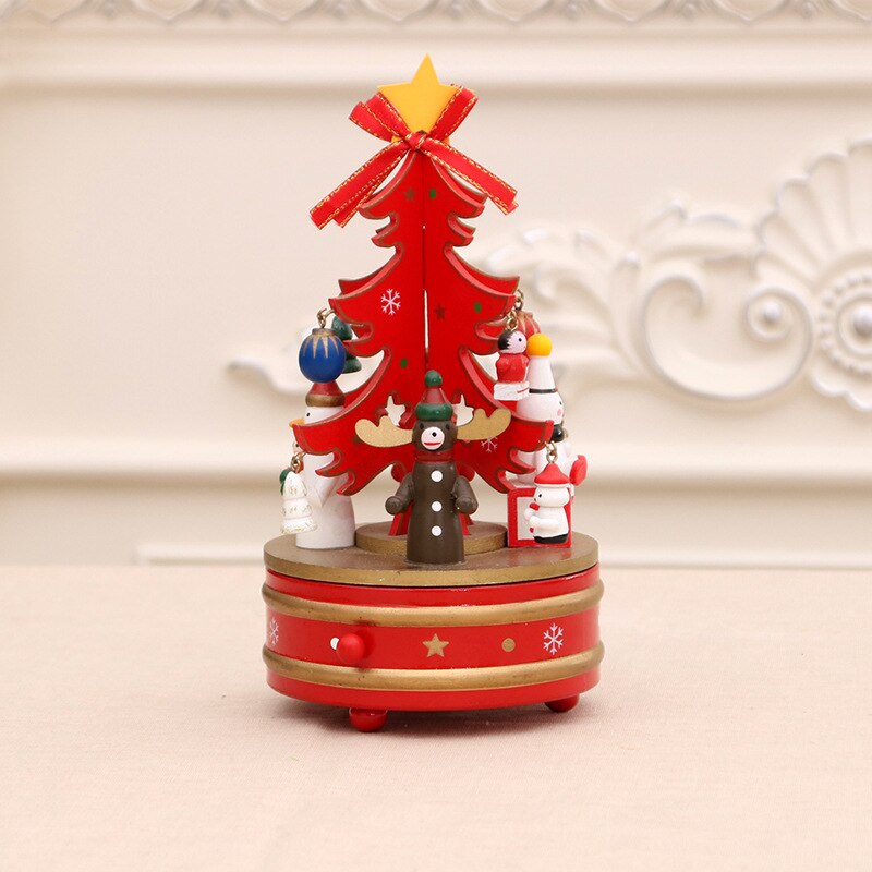 Snowman Decoration Music Box (2 Color) with Christmas Tree and Santa Claus - Premium  from eprolo - Just $27.02! Shop now at Help Your Friend