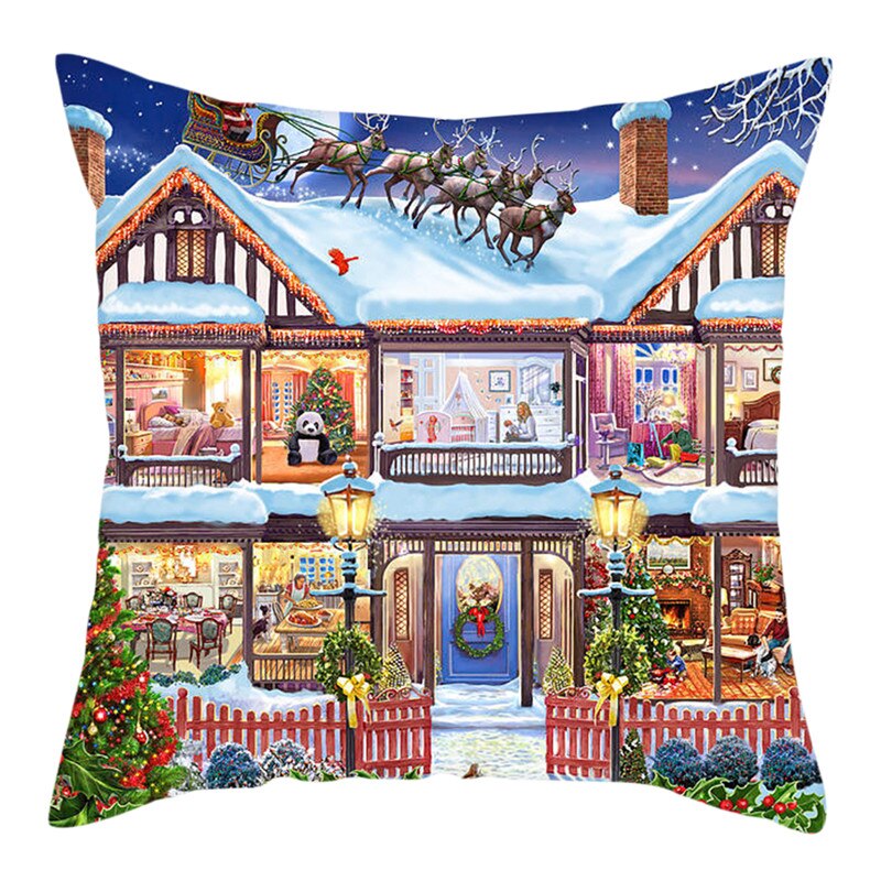 Christmas Style Animals Cushion Cover - Premium from eprolo - Just $10.82! Shop now at Help Your Friend