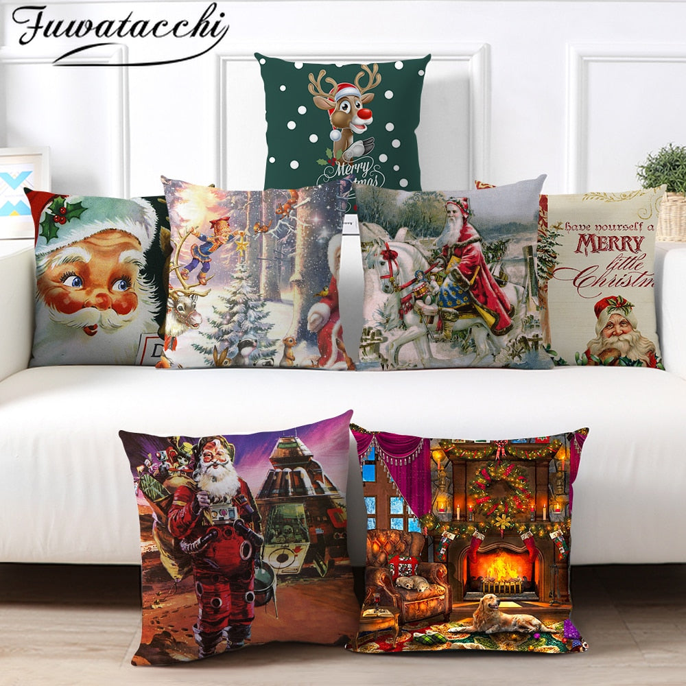 Christmas Style Animals Cushion Cover - Premium from eprolo - Just $10.82! Shop now at Help Your Friend