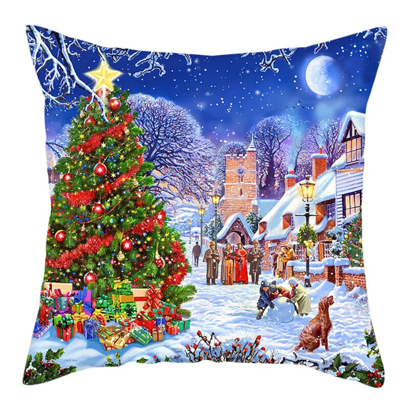 Christmas Style Animals Cushion Cover