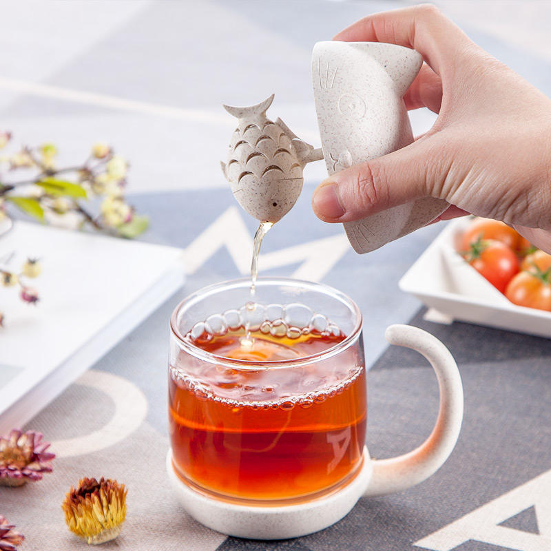Tea Mug With Filter Glass Bottle Tea Cups With Infuser Home Office Tea Strainer - Premium  from eprolo - Just $19.28! Shop now at Help Your Friend