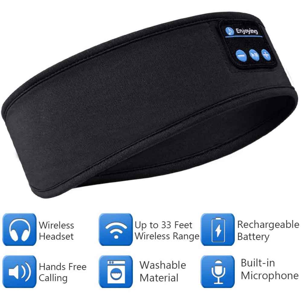 Sleep Headphones Bluetooth Headband,Upgrage Soft Sleeping Wireless Music Sleeping Headsets Perfect - Premium  from eprolo - Just $19.28! Shop now at Help Your Friend