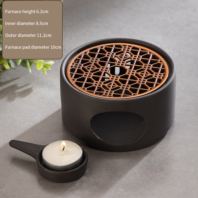 Ceramic Japanese Style Tea Warmer Candle Base Tea Warmer - Premium  from eprolo - Just $24.04! Shop now at Help Your Friend