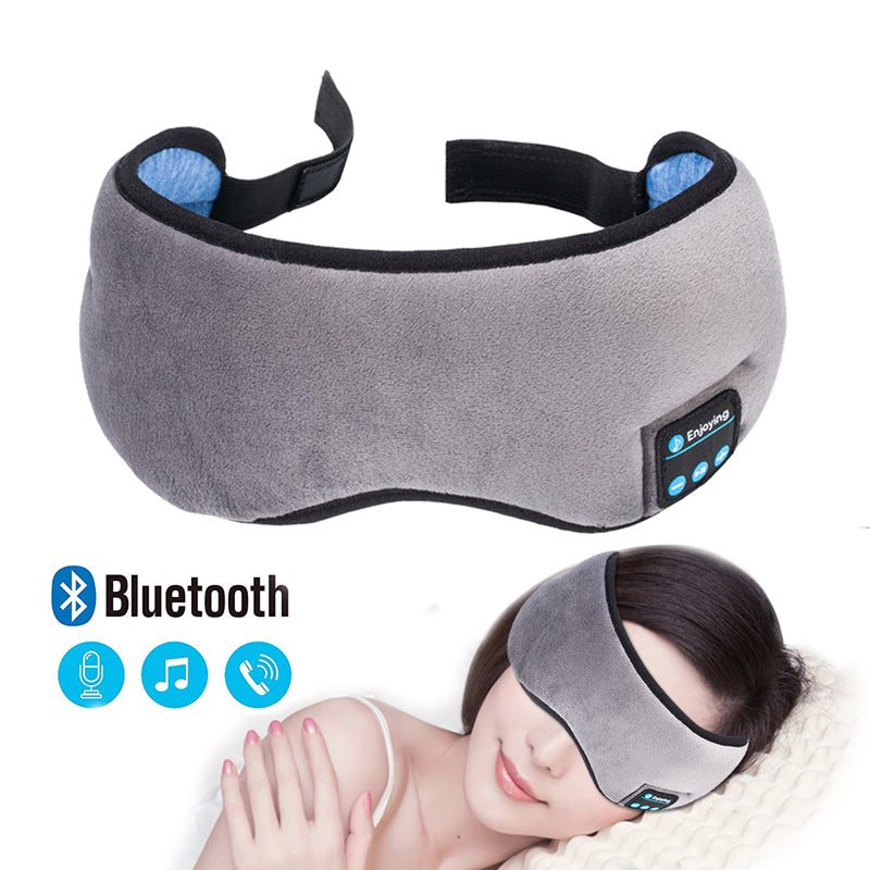 Wireless Stereo Bluetooth Earphone Sleep Mask Phone Headband Sleep Soft Earphones Sleeping Eye Mask Music Headset - Premium  from eprolo - Just $24.68! Shop now at Help Your Friend