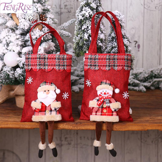 Christmas Gift Bags Christmas Candy Bags Noel Xmas Ornament Decorations Christmas Decorations For Home New Year - Premium  from eprolo - Just $8.58! Shop now at Help Your Friend