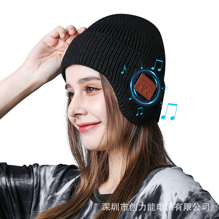 Wireless 5.0 Bluetooth Headset Cap Outdoor Warm Music Wrap Ear Cap - Premium  from eprolo - Just $17.06! Shop now at Help Your Friend