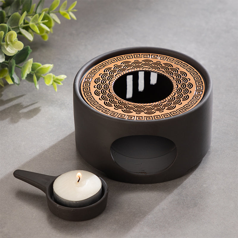 Ceramic Japanese Style Tea Warmer Candle Base Tea Warmer - Premium  from eprolo - Just $24.04! Shop now at Help Your Friend