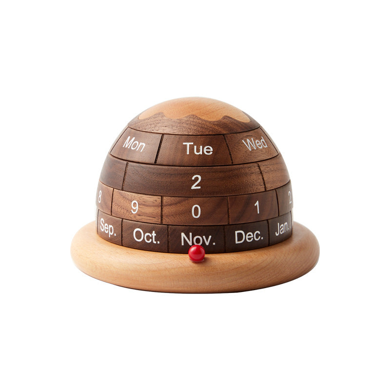 Planet Calendar Wooden Calendar Creative Decoration Calendar - Premium  from eprolo - Just $47.68! Shop now at Help Your Friend
