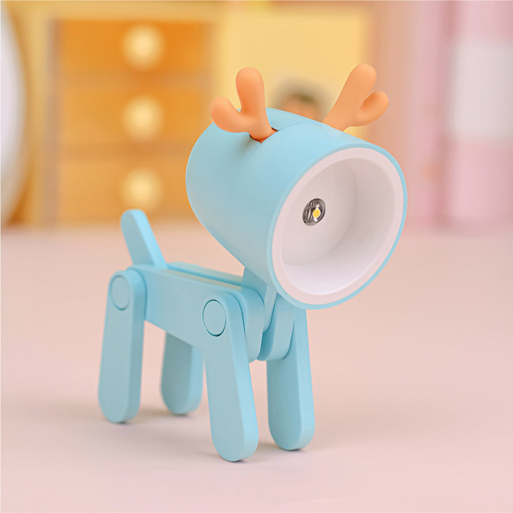 Pet Dog Deer Night Light DIY Desktop Decoration Children's Room Mini Table Lamp Creative Led - Premium  from eprolo - Just $9.12! Shop now at Help Your Friend