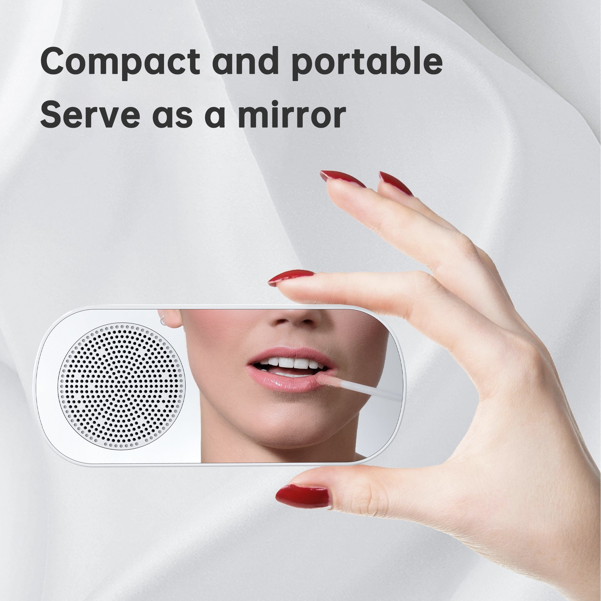 Intelligent Bluetooth Speaker Bluetooth Audio Gift Alarm Clock Mirror Clock Audio Small Speaker - Premium  from eprolo - Just $18.10! Shop now at Help Your Friend