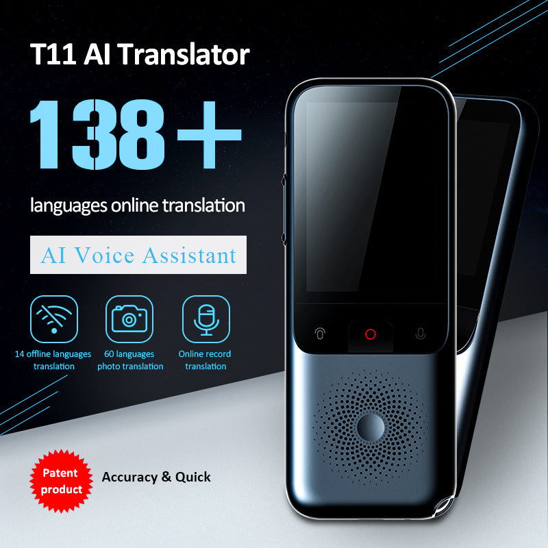 T11 Intelligent Voice Translator 14 Countries 138 Languages WIFI Camera Recording Intelligent Voice Translator - Premium  from eprolo - Just $103.76! Shop now at Help Your Friend