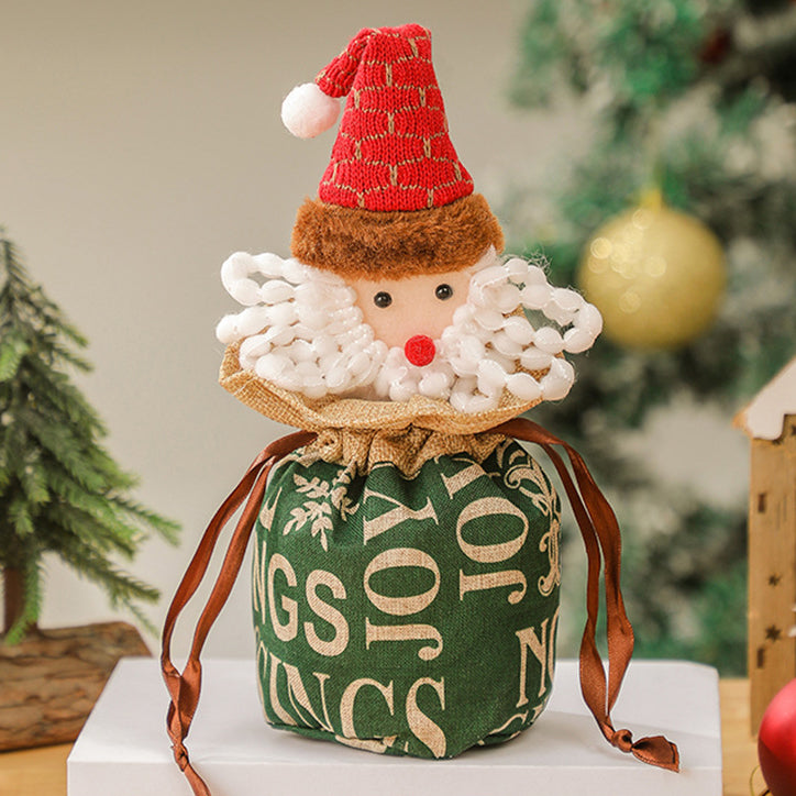 Christmas Gift Bags Apple Bags Christmas Gift Bags Pull Flannel Candy Bag Decorative Supplies - Premium  from eprolo - Just $8.26! Shop now at Help Your Friend