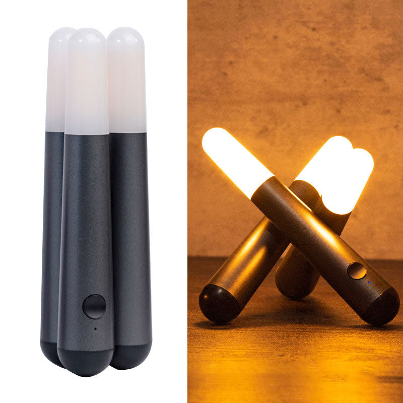 LED Desktop Night Light USB Charging Creative Bar Decoration Light Portable Folding Outdoor Camping Atmosphere Light - Premium  from eprolo - Just $30.78! Shop now at Help Your Friend