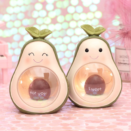 Cartoon Avocado Night Light Bedside Lamp LED Baby Children's Room Decoration Led Night Lamp Dark Night Baby Sleeping - Premium  from eprolo - Just $20.38! Shop now at Help Your Friend