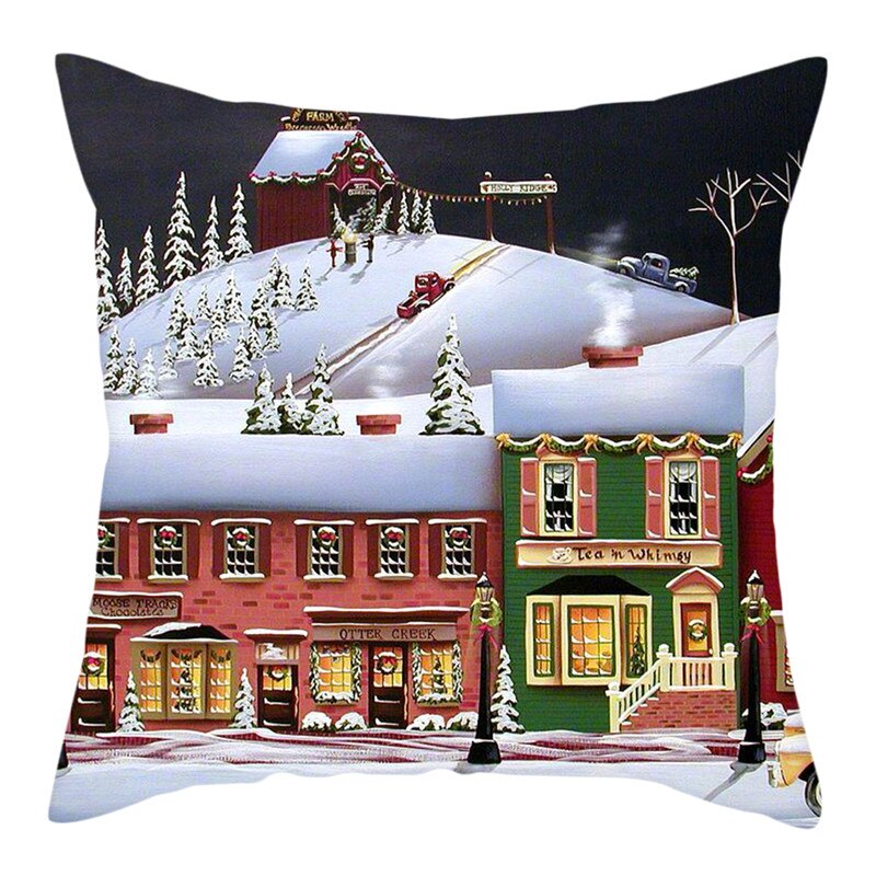 Christmas Style Animals Cushion Cover